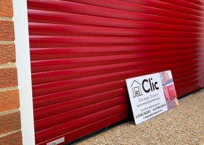 garage doors red